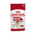 Royal Canin Medium Adult Wet Pouch 12個月大至10歲成犬濕糧包 140g X10